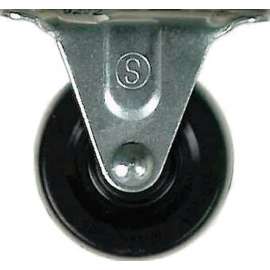Shepherd Hardware 2.5 in. D Hard Rubber Rigid Caster 175 lb 1 pk