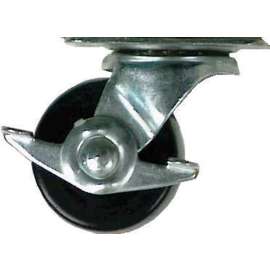 Shepherd Hardware 2-1/2 in. D Swivel Hard Rubber Caster 175 lb 1 pk