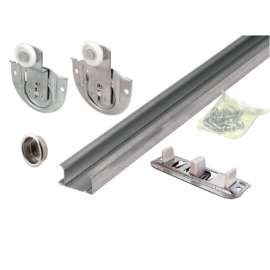 Prime-Line Galvanized Steel Bi-Pass Door Bumper 1 pk