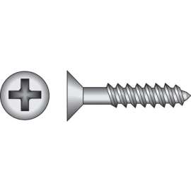 Hillman No. 6 X 1-1/2 in. L Phillips Black Phosphate Cabinet Screws 100 pk