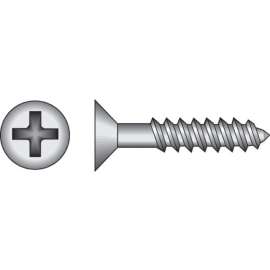 Hillman No. 8 X 1-1/2 in. L Phillips Black Phosphate Cabinet Screws 100 pk