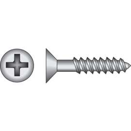 Hillman No. 10 X 2-1/2 in. L Phillips Black Phosphate Cabinet Screws 100 pk