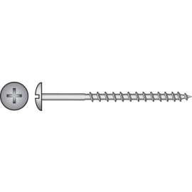 Hillman No. 10 X 2-1/2 in. L Phillips Black Phosphate Cabinet Screws 100 pk