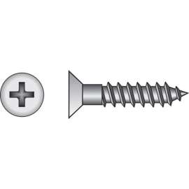 Hillman No. 9 X 1-1/4 in. L Phillips Wood Screws 100 pk