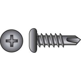 Hillman No. 6-20 X 3/8 in. L Phillips Pan Head Sheet Metal Screws 100 pk