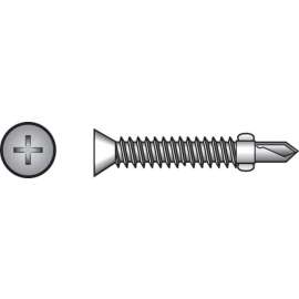Hillman No. 12-24 X 2 in. L Phillips Flat Head Sheet Metal Screws 100 pk