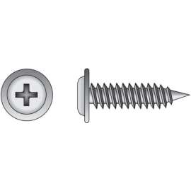 Hillman No. 8 X 9/16 in. L Phillips Truss Head Sheet Metal Screws 100 pk