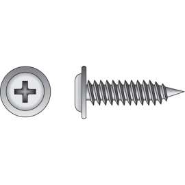 Hillman No. 8 X 1 in. L Phillips Truss Head Self-Piercing Screws 100 pk
