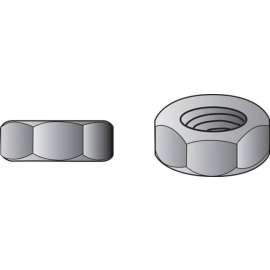 Hillman 5/16 in. Zinc-Plated Steel SAE Hex Nut 100 pk