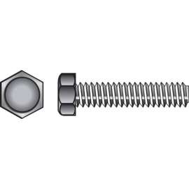 Hillman 3/8 in. D X 4 in. L Zinc Plated Steel Hex Tap Bolt 50 pk
