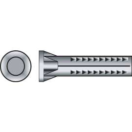 Hillman .138 in. D X 1 in. L Lead Round Head Concrete Screw Anchor 100 pk