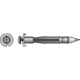Hillman 1/8 in. D X 1/8 X-Short in. L Metal Round Head Drive Wall Anchors 100 pk
