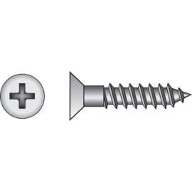 Hillman No. 12 X 1-1/2 in. L Phillips Zinc-Plated Wood Screws 50 pk