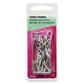 Hillman 3/4 in. W X 3/4 in. L Galvanized Steel Fence Staples 14 Ga. 1.25 oz