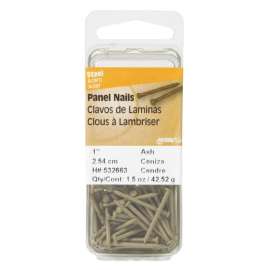 Hillman 1 in. Panel Steel Nail Large Head