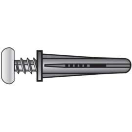 Hillman .138 in. D X 3/4 in. L Plastic Pan Head Conical Anchor 75 pk