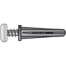 Hillman .19 in. D X 1 in. L Plastic Pan Head Conical Anchor 25 pk