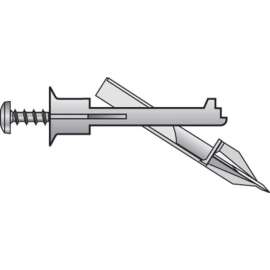 Hillman .138 in. D X 2-1/2 in. L Zinc Pan Head Zip Toggle Anchors 10 pk