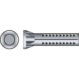 Hillman 0.164 in. D X 1-1/2 in. L Lead Round Head Concrete Screw Anchor 3 pk