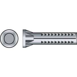Hillman 1/4 in. D X 1 in. L Lead Round Head Concrete Screw Anchor 3 pk
