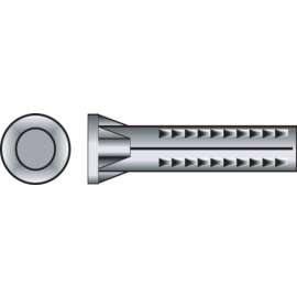 Hillman 1/4 in. D X 1-1/2 in. L Lead Round Head Concrete Screw Anchor 2 pk
