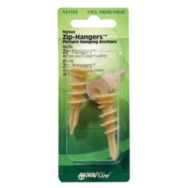 Hillman Zip Hangers Large Picture Hanger 2 pk