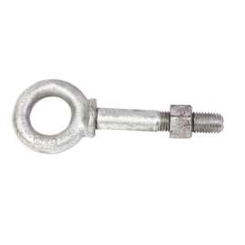 Baron 1/4 in. X 4 in. L Hot Dipped Galvanized Steel Shoulder Eyebolt Nut Included
