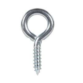 Hampton 3/8 in. D X 2-7/8 in. L Zinc-Plated Steel Screw Eye 250 lb. cap. 1 pk