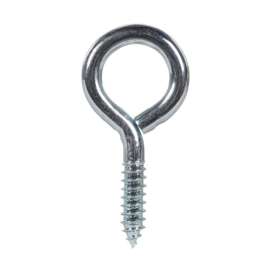 Hampton 7/16 in. D X 3-7/8 in. L Zinc-Plated Steel Screw Eye 325 lb. cap. 10 pk