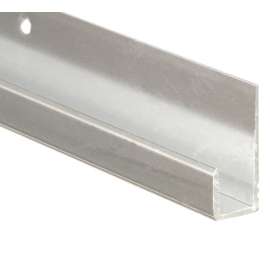 Prime-Line Silver Medium Mirror J Channel 40 lb 1 pk