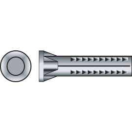 Hillman .19 in. D X 1-1/2 in. L Lead Round Head Concrete Screw Anchor 100 pk