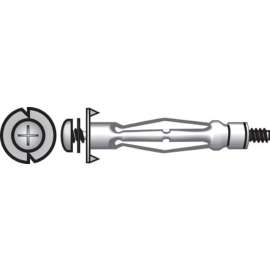 Hillman 1/4 in. D X 1/4 in. Long in. L Metal Pan Head Hollow Wall Anchors 50 pk