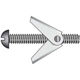 Hillman 1/4 in. D X 5 in. L Round Steel Toggle Bolt 50 pk