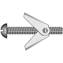 Hillman 3/16 in. D X 6 in. L Round Steel Toggle Bolt 50 pk