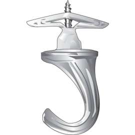 Hillman Brass Small Versa Hook 75 lb. cap. 2 pk