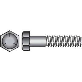 Hillman 1/2 in. D X 1-3/4 in. L Heat Treated Zinc Steel Hex Head Cap Screw 25 pk