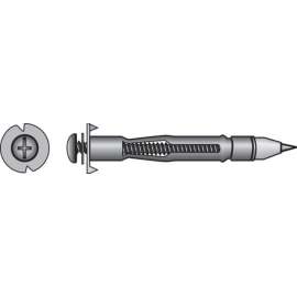 Hillman 1/8 in. D X 1/8 Short in. L Metal Pan Head Drive Wall Anchors 100 pk