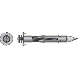 Hillman 1/8 in. D X 1/8 LS Multi-Grip Range in. L Metal Pan Head Drive Wall Anchors 100 pk