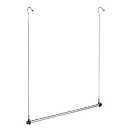 Whitmor 30-13/16 in. H X 2 in. W X 34-1/2 in. L Chrome Closet Hook