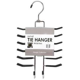 Whitmor 6-1/2 in. H X 1-3/16 in. W X 11-9/16 in. L Chrome Sliding Tie Rack
