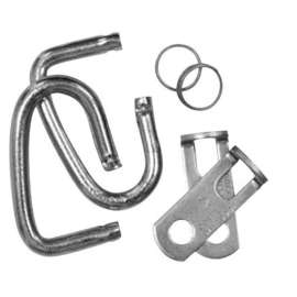 CSC 4 in. L Silver Steel Containment "C" Hook 2 pk