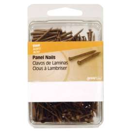 Hillman 1 in. Panel Steel Nail Flat Head