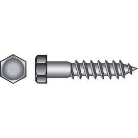 Hillman 3/8 in. X 1 in. L Hex Zinc-Plated Steel Lag Screw 100 pk