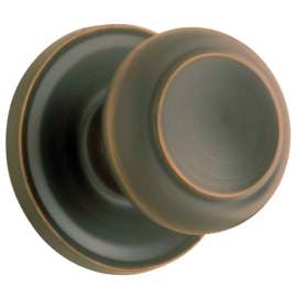 Weiser Troy Venetian Bronze Passage Lockset 1-3/4 in.