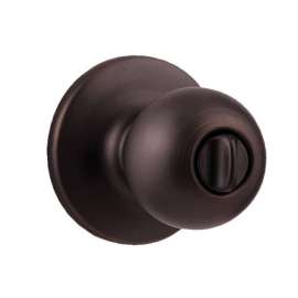 Weiser Yukon Venetian Bronze Privacy Lockset 1-3/4 in.