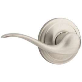 Weiser Toluca Satin Nickel Passage Lockset 1-3/4 in.