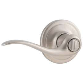 Weiser Toluca Satin Privacy Lockset 1-3/4 in.