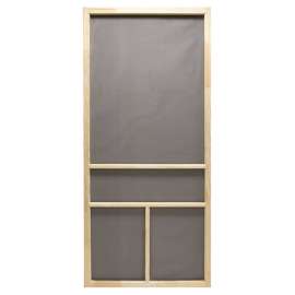 Precision 80-1/2 in. H X 30 in. W Dogwood Natural Wood Wood Screen Door