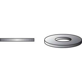 Hillman Yellow Dichromate Steel 5/16 in. SAE Flat Washer 100 pk