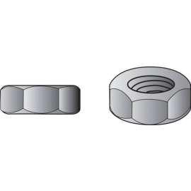 Hillman 3/4 in. - 10 Zinc-Plated Steel USS Hex Nut 210 pk